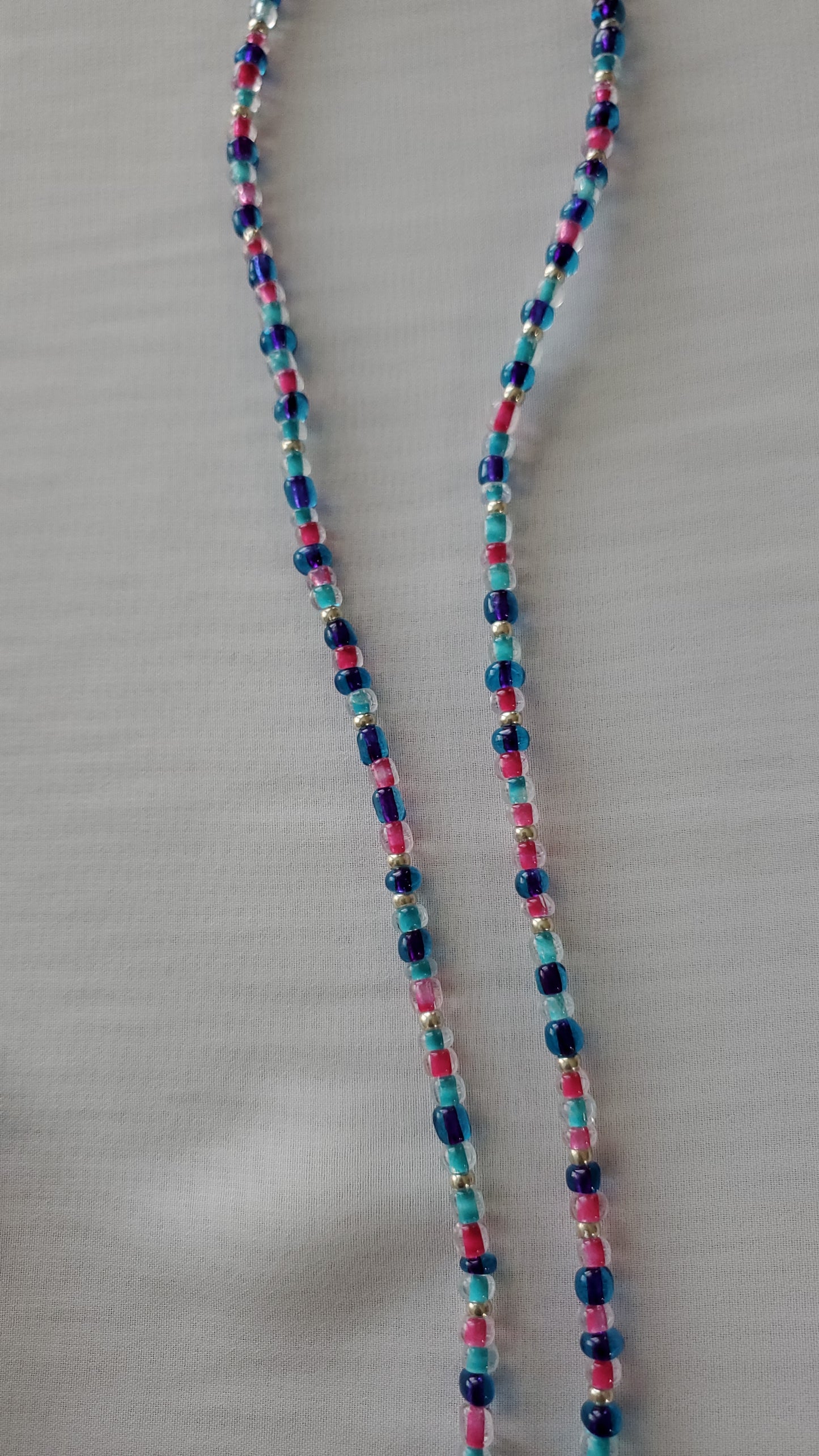 Multi color waistbead