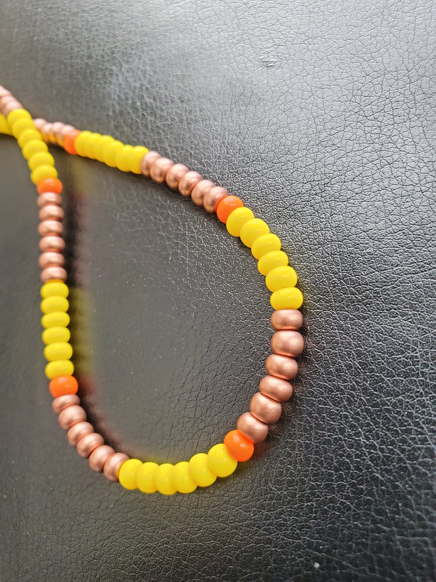 triple colored waistbead