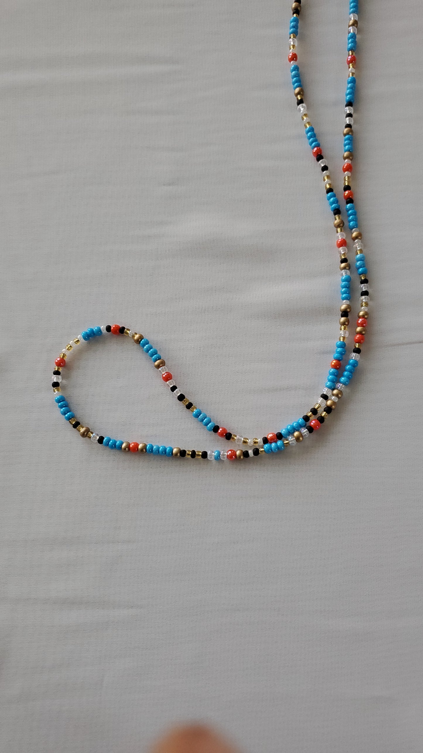 Multi color waistbead
