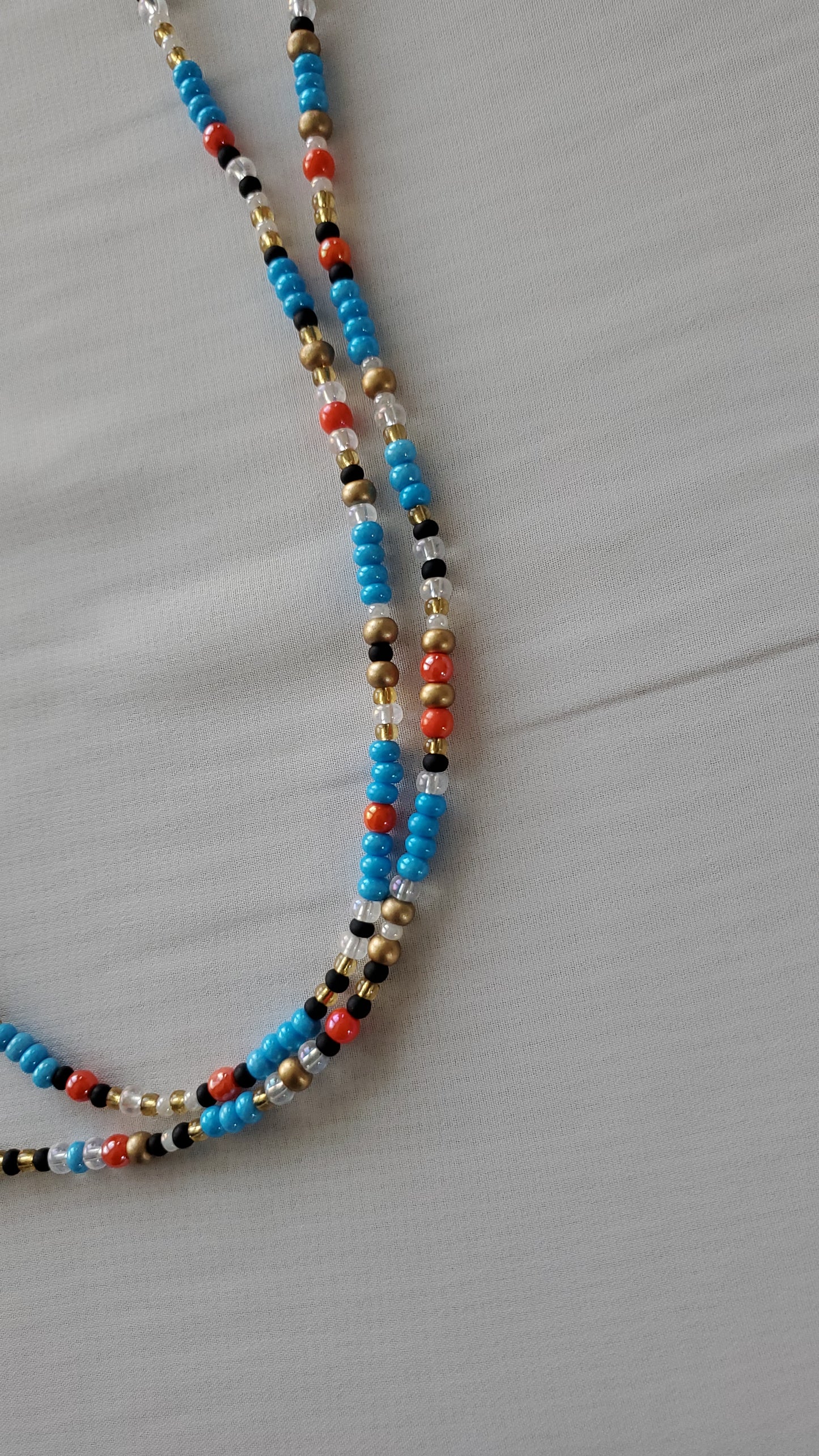 Multi color waistbead