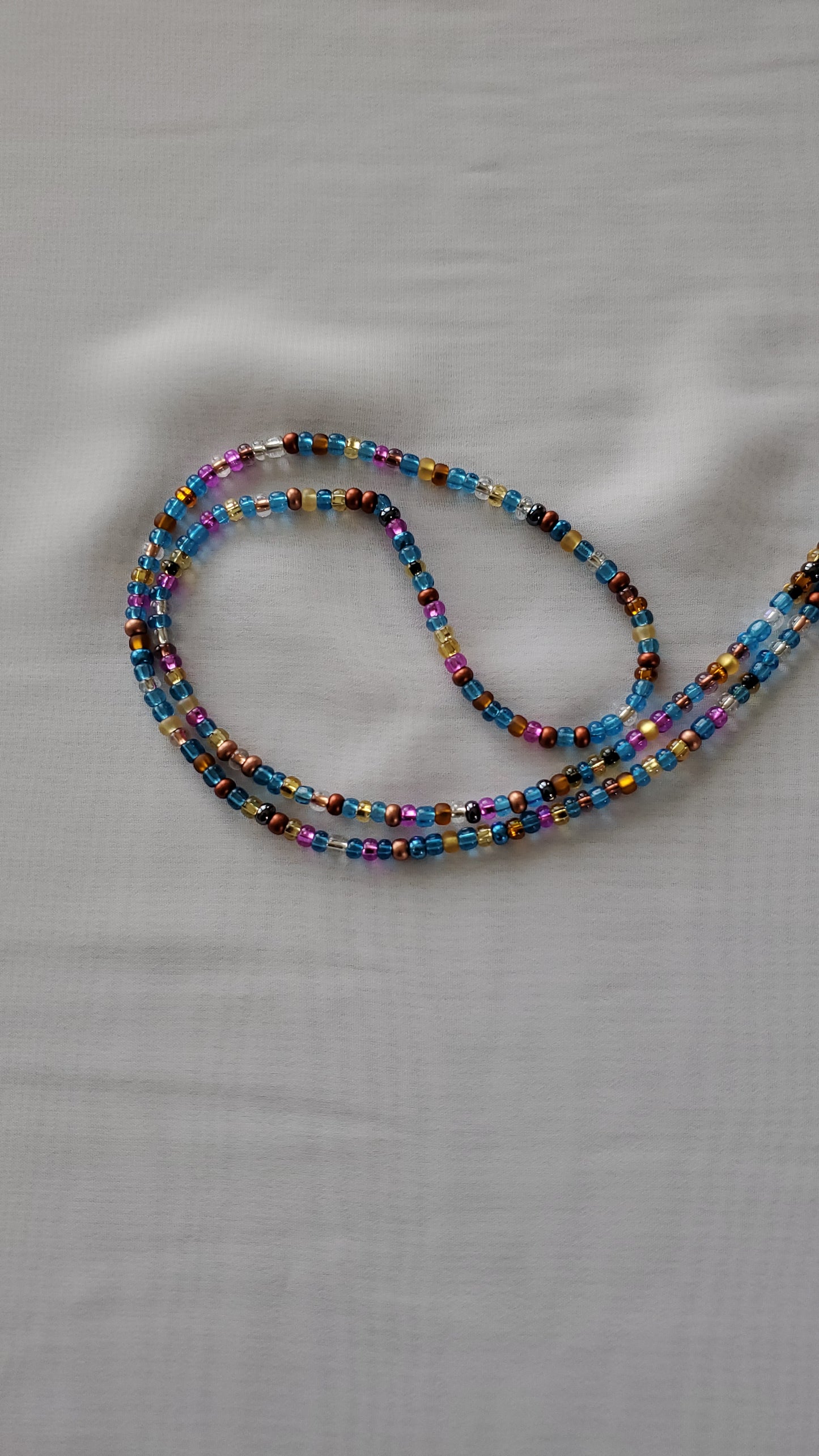 Multi color waistbead