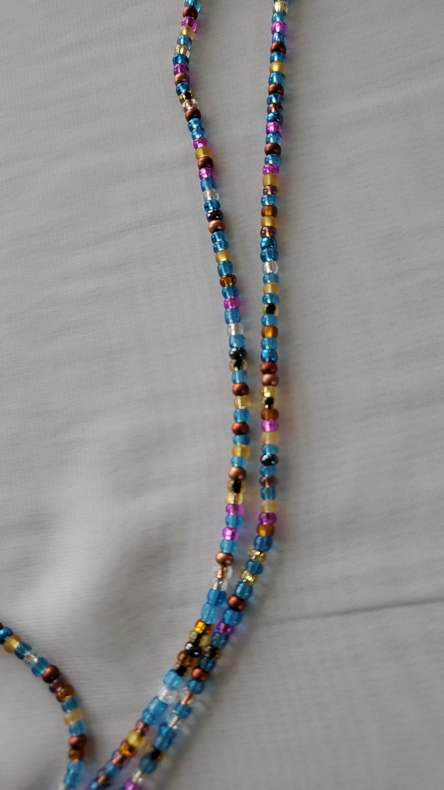 Multi color waistbead