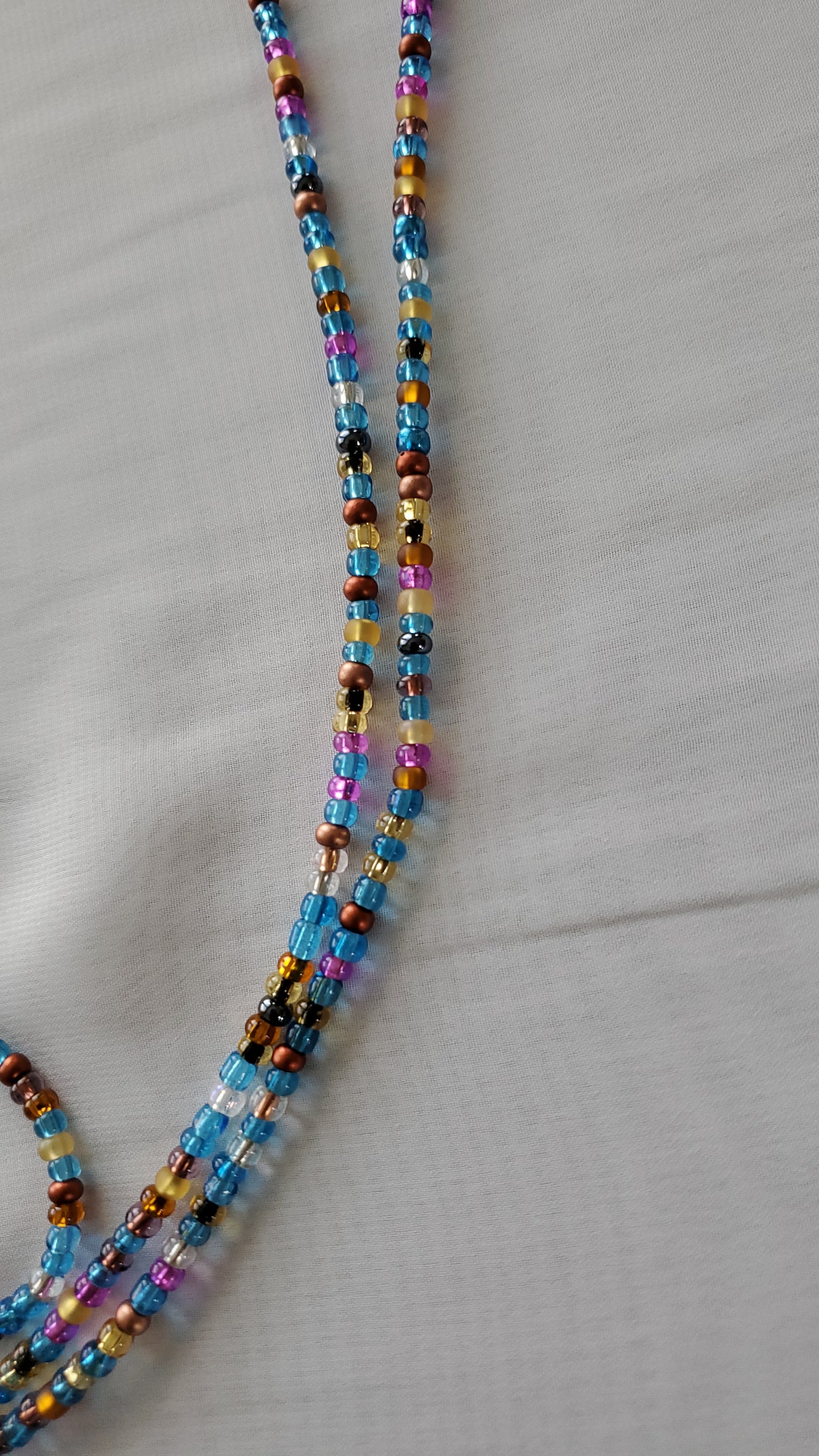 Multi color waistbead