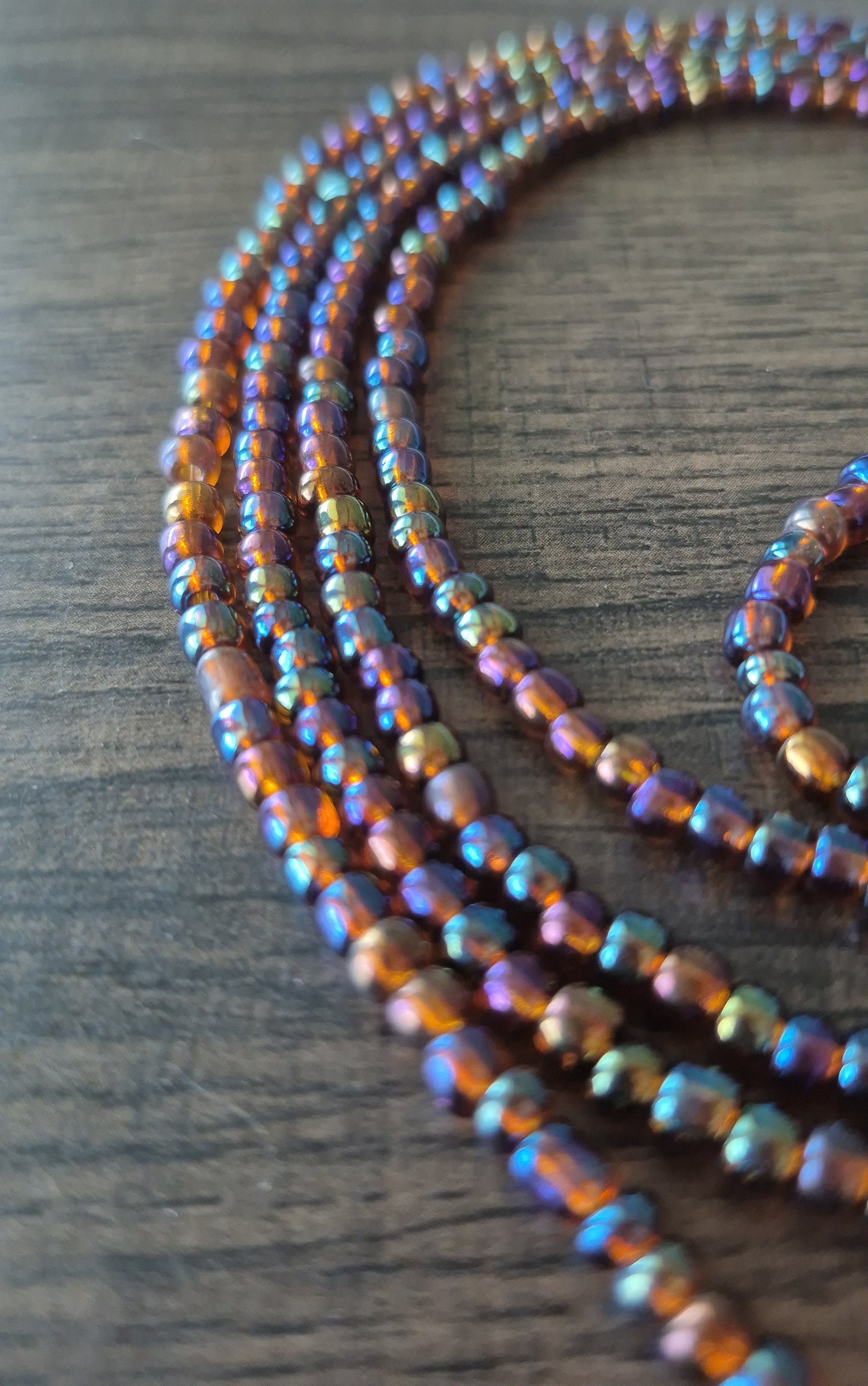 Autumn Aura tie-on waistbead
