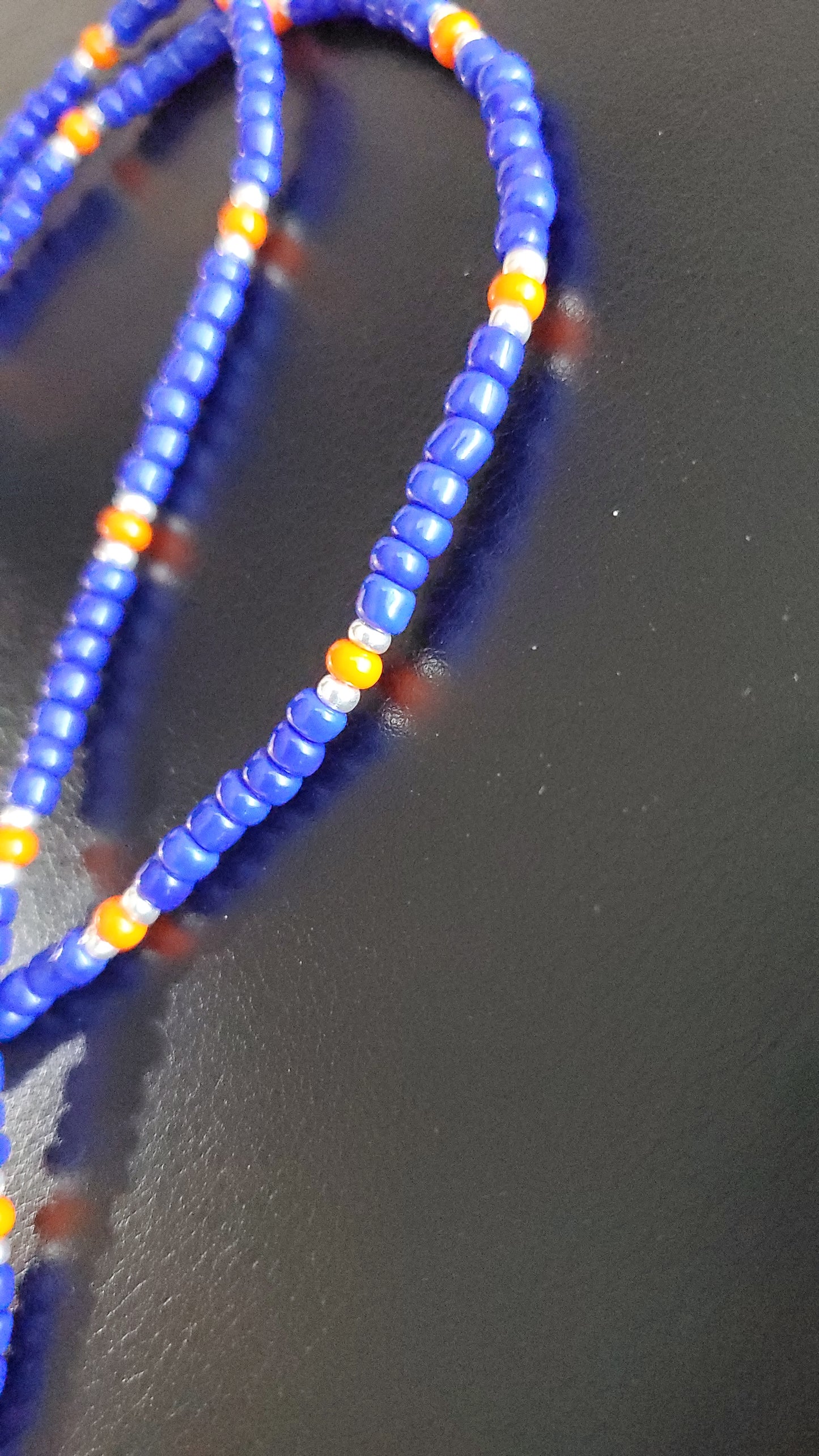 Multi colored waistbead