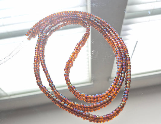Autumn Aura tie-on waistbead