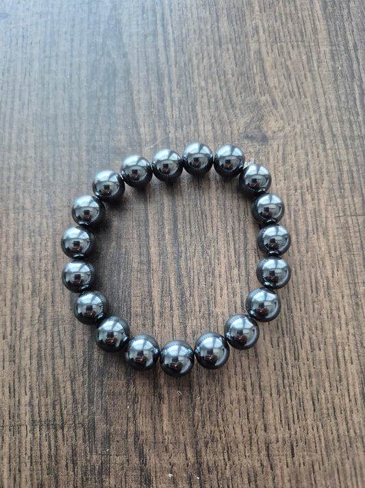 Women's Hematite Ball Bracelet For Women Handcrafted