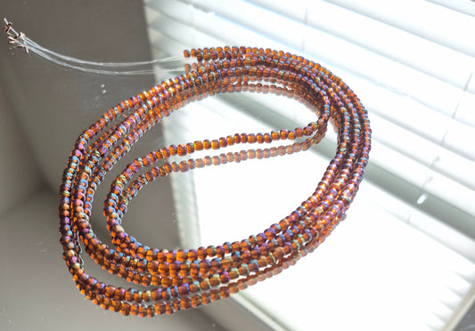 Autumn Aura tie-on waistbead